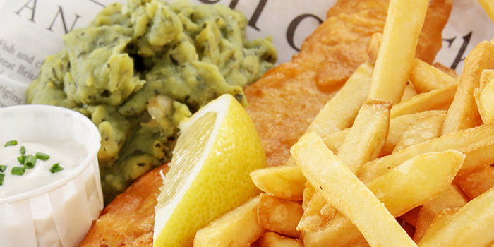 Fish and chips dish