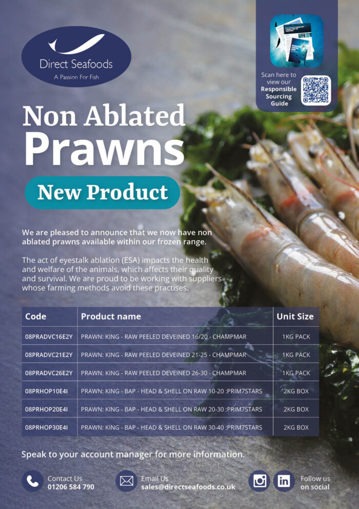 Non ablated prawns product details