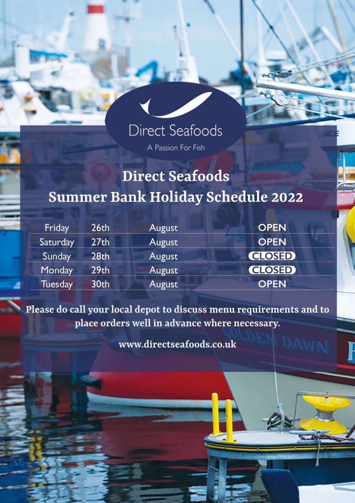 Schedule listing for the summer bank holiday 