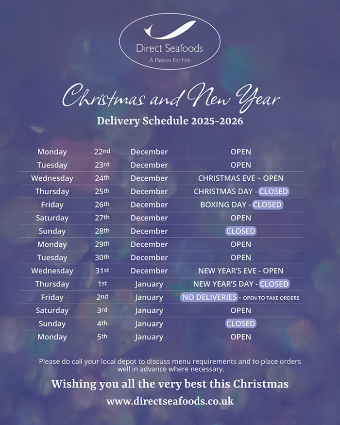 Christmas Delivery Schedule 25:26