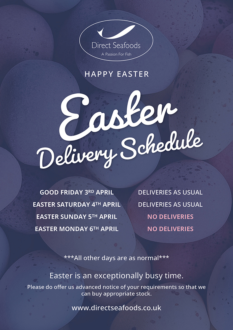 Easter delivery dates 26