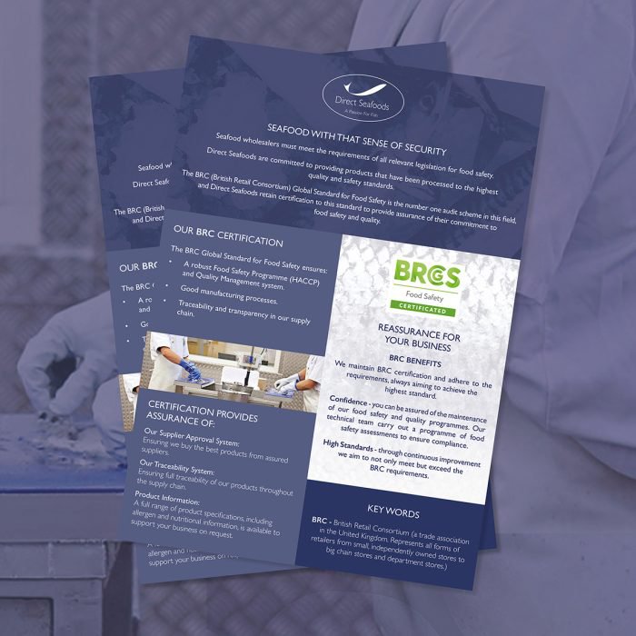 Showing preview of BRC certification