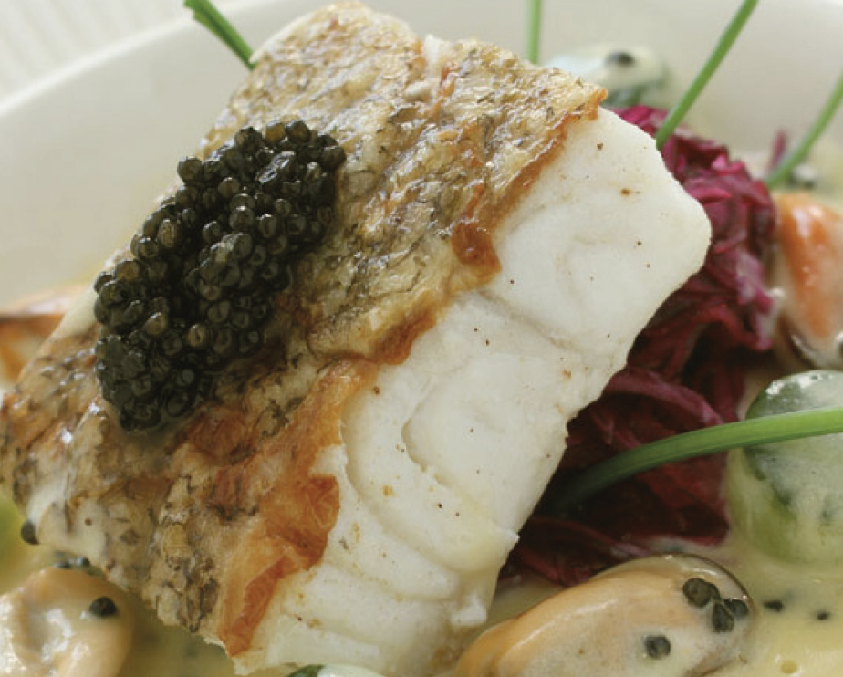 Skrei cod dish