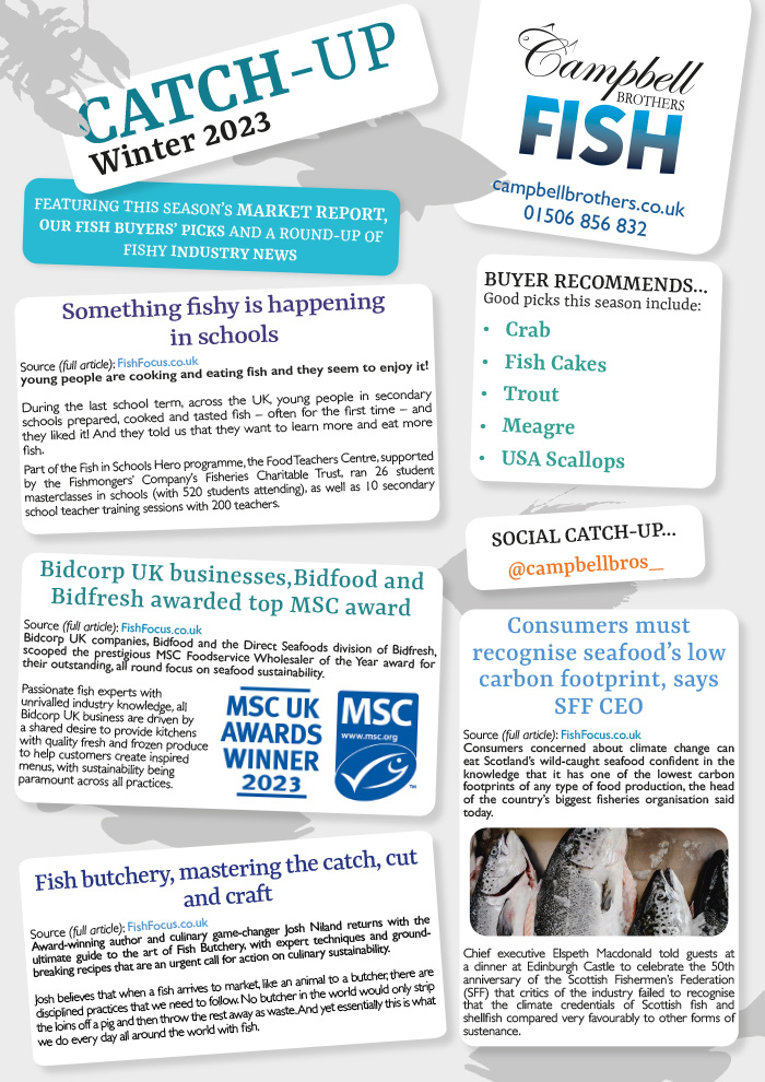 Catch-up front cover